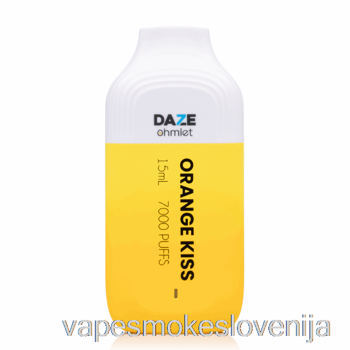 Vape Slovenija 7 Daze Ohmlet 7000 Za Enkratno Uporabo Oranžni Poljub